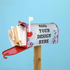 Personalized Mailbox Covers Custom Picture/Photo/Text Magnetic Standard Size Mailbox Wraps Post Letter Box Cover for Garden Yard Outdoor Decorations-18