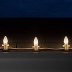 Wintergreen Lighting 25 Pack OptiCore C7 LED Christmas Light Bulbs - Replacement LED Christmas Lights Heavy Duty Premium Outdoor Christmas Lights, E12 Base (Warm White Smooth)