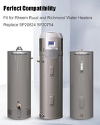 LP Thermopile Senor Part Fit for Rheem Ruud Richmond Water Heater Replace SP20824 SP20754 SP21058 SP20800 SP21059 AM46743, Over 750mV Pilot Burner Kit Parts