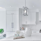 20 Pack Kitchen Cabinet Handles 3-3/4 Inch Hole Center Ancient Grey Square Cabinet Pulls Grey Drawer Handles Cupboard Handles Stainless Steel Cabinet Hardware