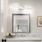 SOLFART Bathroom Light Fixtures Brushed Nickel 24 Inch Dimmable Vanity Lights Modern Led Lights for Bathroom