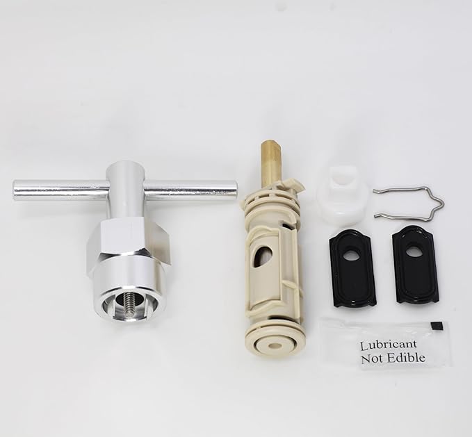 1222 Replacement Cartridge for Moen, Compatible with One Hanlde Posi Temp Faucet, with 116653 Handle Adapter Kit & 104421 Removal Too, Bathtub Shower Valve Parts and Removal Tool
