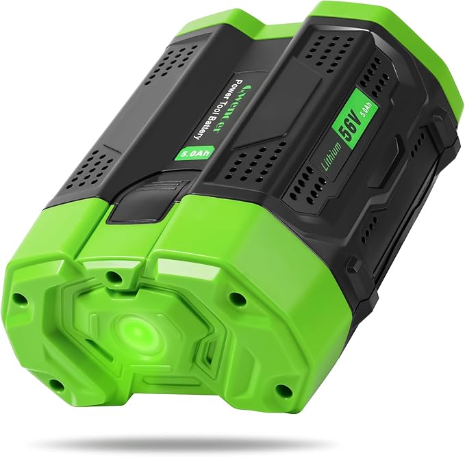 Replacement for EGO 56V Batttery 5.0Ah BA2800 BA2800T BA4200 BA1400 BAT1400T BA5600T Compatible with EGO 56V Power Tools Lawn Mower, Leaf Blower, Chainsaw