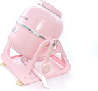 WonderWash Portable Washing Machine for Apartment & Tiny Spaces - Manual Hand Clothes Washer with Retro Design - Clean Laundry Anywhere with Our Countertop, Non-Electric, Small Washer - Pink