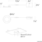 Builder Essential 5in 650 Lumens Round LED Recessed Light and Housing for Remodel or New Construction with 5-CCT 2700-3000-3500-4000-5000K in White (Pack of 12) IC-Rated