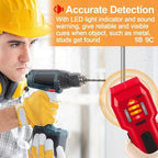 Stud Finder Wall Scanner Wood and Metal Detector Sensor for 3/4 inch Thickness Wall (ST102-Red)