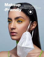 Boncare KN95 Face Mask 30 PCs, 5-Layer Face Mask for Men & Women, Updated Breathable, Comfortable (White)