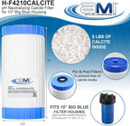 APPLIED MEMBRANES INC pH Neutralization Water Filter Cartridge | Calcite Filter to Raise Alkalinity of Low pH Water | Standard 4.5" x 10" Size fits 10 Inch Filter Housing | H-F4210CALCITE (4.5x10))