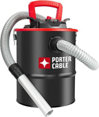Porter-Cable 4 Gallon Ash Vac, 4 Peak HP Ash Vacuum with Powerful Suction for Fireplaces, Wood Burning Stoves, Bonfire Pits and Pellet Stoves