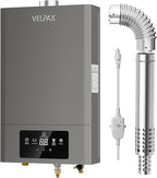 Natural Gas Tankless Water Heater,Indoor 4.74GPM 18L,Constant natural gas Tankless water heater,Instant Hot Natural Gas Water Heater with Fahrenheit Digital Display,Multi-Protection