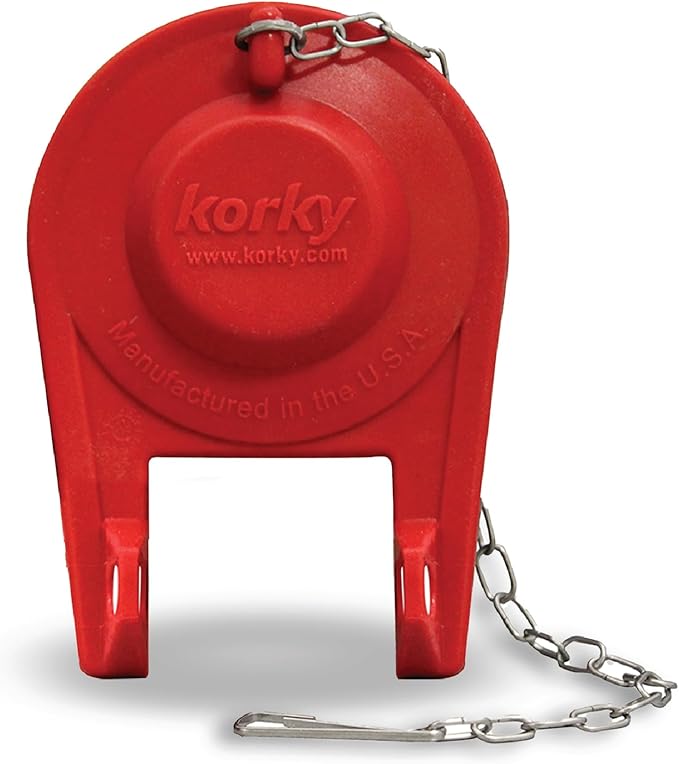 Korky Ultra Standard 2-Inch Universal Toilet Flapper - Long Lasting Rubber - Easy to Install - Made in USA, 100BP