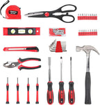 KingTool Home Repair Tool Kit - 149 Pieces Basic Home Repair Tool Set, General Mechanic Tool Set, General Household Tool Kit with Plastic Toolbox, Perfect for Homeowner, Office & College Repairs