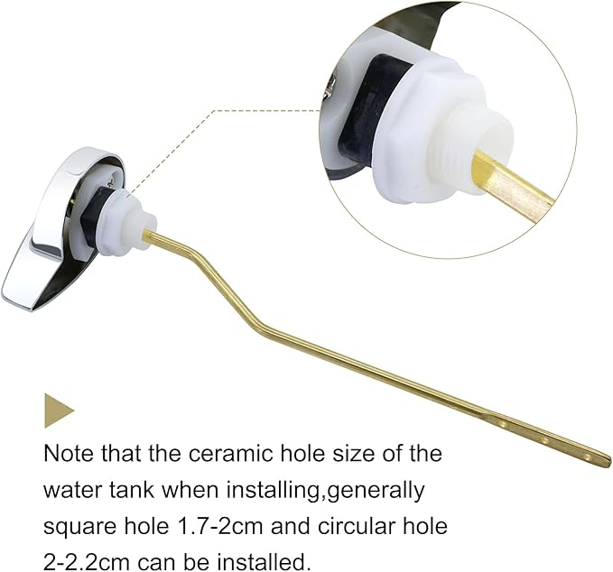 TOTO Universal Side Mount Toilet Handle THU068#CP Trip Lever for St743S Flush Tank - Easy Installation for TOTO Kohler Toilets