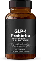 60 PCS GLP-1 Probiotic - AFU Multi-Strain Probiotic + Prebiotic, Naturally Support GLP-1 Production, Delayed Release, Third-Party Tested, for Men & Women 60 Servings (Pack of 1)