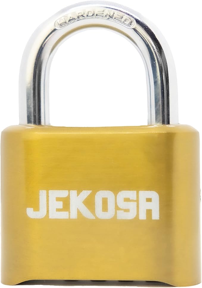 Jekosa® JKC/50 [Weatherpoof] Heavy Duty Combination Lock Outdoor - Lock with 4 Digit Code [No Key] - Ideal for Gate, Shed, Fence