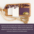 Country Chic All-in-One Chalk Paint for Furniture, Cabinets, Home Decor, Eco-Friendly, Matte Finish, Built-In Primer & Top Coat for Wood, Metal - Opulence (Purple) - 4 oz (118 ml)