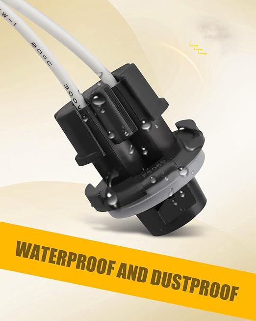 LS44 Bulb Socket Multi-Purpose Lamp Light Fit for Chevrolet GMC Buick Cadillac Oldsmobile Pontiac Saturn, for Tail Light Socket&License Plate Light Socket&Fog Light Socket