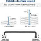 JOY DECOR Cabinet Pulls – 6-1/4 Inch Hole Center, Oil Rubbed Bronze, 5 Pack, Zinc Alloy Cabinet Handles for Drawers & Cupboard – Vintage Style Hardware for Kitchen, Bathroom, Dresser