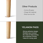 Yelanon Felt Furniture Pads -182 Pcs Premium Felt Pads for Chair Legs Furniture, Floor Protectors for Hardwood Floors,Brown & Beige