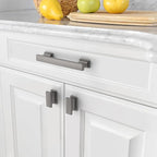 Asidrama 10 Pack 3.75 Inch(96mm) Brushed Black Nickel Kitchen Cabinet Handles, Cabinet Pulls Kitchen Cabinet Hardware for Cupboard Drawer Pulls