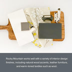 Country Chic All-in-One Chalk Paint for Furniture, Cabinets, Home Decor, Eco-Friendly, Matte Finish, Built-In Primer & Top Coat for Wood, Metal - Rocky Mountain (Charcoal Grey) - Pint 16 oz (475 ml)