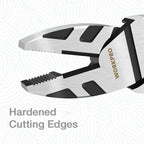 WORKPRO 8-Inch Linesman Pliers in CRV Steel for Twisting and Cutting Wires, Clamping Screws