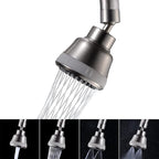 4 Spray Modes Faucet Aerator,360 Degree Faucet Sprayer Attachment,Big Angle Kitchen Faucet Aerator,Swivel Faucet Extender,Sink Sprayer Attachment for faucet,55/64 inch Female Thread (Brushed Nickel)