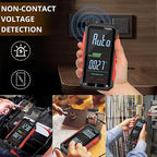 2026 USB Rechargeable Digital Multimeter, 6000 Counts Large Color Screen & Backlight, FS899L Smart multimeter Automatic Tester for Home Automotive Industrial Applications Electrical Issues