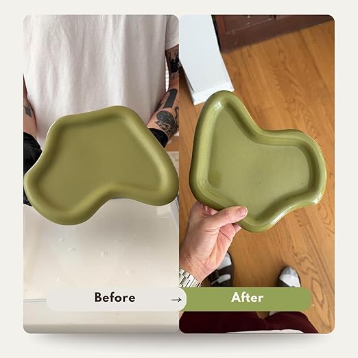 Acrylic Sealer for Concrete & Cement Crafts – Low Gloss, Non-Toxic, Water Resistant, Food Safe – Compatible with Jesmonite – 16 oz (80oz)