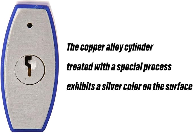 SEPOX® Large Outdoor Padlock, Heavy Duty 50mm 2" All-Weather Keyed Padlock - Solid Steel Body with 3pcs Keys, Waterproof Blue Cover, Ideal for Gates, Fences, Chain, Gym Lockers, Toolboxes & Sheds