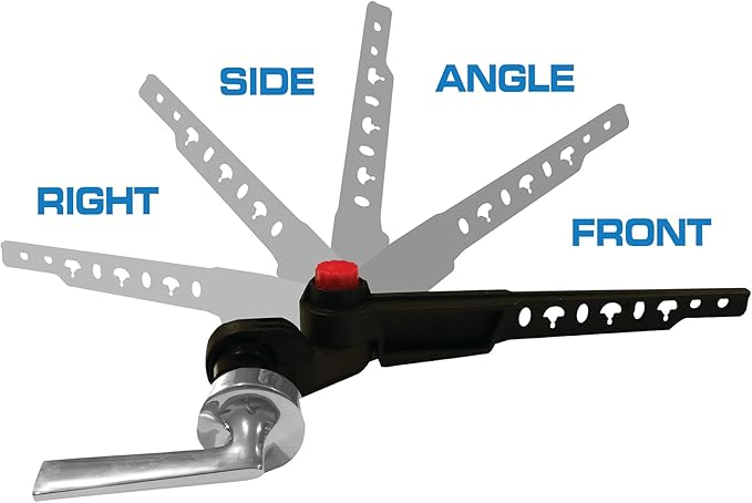 Danco 12046 Straight Replacement Handle with Front Angle/Side/Vertical Mount in Toilet Tank Lever, Brushed Nickel