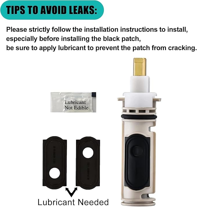 1222 Replacement Cartridge for Moen Shower Valve with 104421 Removal Tool Compatible with Moen 1222 1222b One Handle Posi Temp Shower Faucet Cartridge