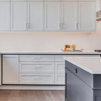 Amerdeco 10 Pack Brushed Satin Nickel Cabinet Pulls 3 Inch Hole Centers Kitchen Cabinet Handles Hardware Kitchen Handles for Cabinets Handles ZH0064