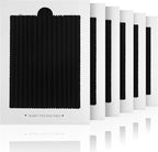 6-Pack Premium Refrigerator Air Filter Replacement, Carbon Activated Filter Compatible with Frigidaire PAULTRA Pure Air Ultra and Electrolux EAFCBF Fridge for 242047804, 242047801, 242061001