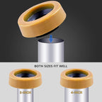 Extra Thick Wax Ring Toilet Kit,with Bolts for Reinstallation of the Toilet,Fits 3-inch or 4-inch Waste Lines(2 PCS)