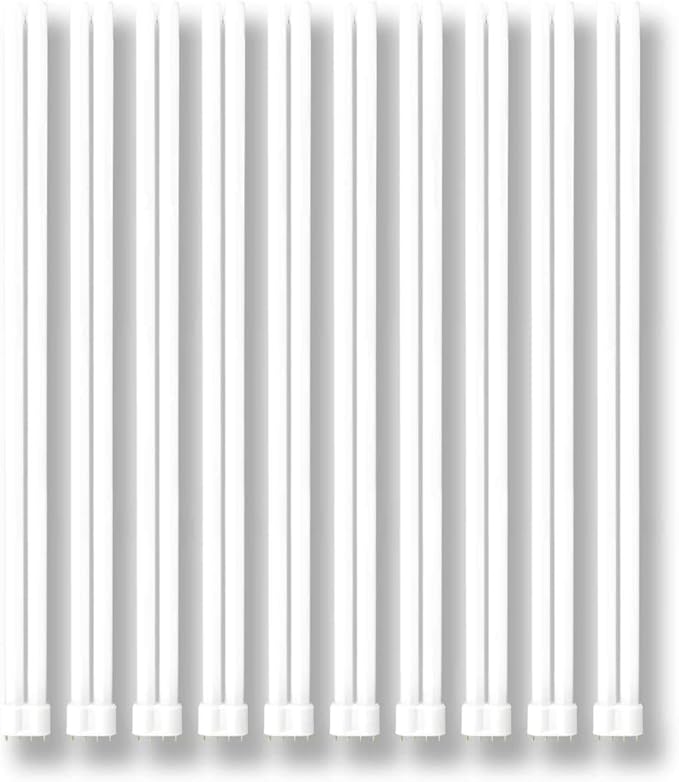 GoodBulb PLL50/850 50W 22.5" Twin Tube Compact Fluorescent Light Bulb 4-pin 2G11 Base 5000K Daylight 3350 Lumens Car Dealership Lighting Pack of 10