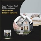 EVOLVE Signature Paint & Primer: Luxury Paint & Primer for Indoor & Outdoor Surfaces, Minimal Odor, Satin Sheen (Starship Gray, 5 Gallon)