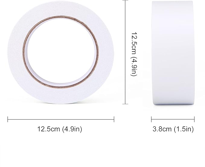 1.5 Inch Double Sided Tape, Ultra-Thin and High Adhesive Tape, for Crafts & Arts, Paper, Gift Wrapping etc (1.5 Inch x 40 Yards Total)