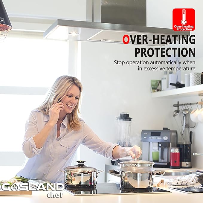 GASLAND Chef Induction Cooktop 30 Inch, Built-in Electric Cooktop 4 Burners Electric Stove Top, Sensor Control Induction Hob with Child Safety Lock and Timer 240V