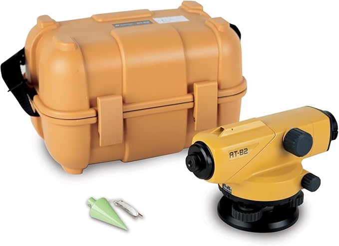 24X Automatic Level, 20cm Min Focus, IPx6 Waterproof Rating, Construction Surveying Equipment with Case