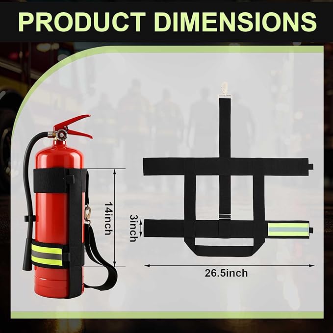 1 Pcs Fire Extinguisher Strap Firefighter Tools Firefighting Equipment Accessories Gear for Firefighter