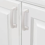 COTYKILEY 10 Pack 3 Inch(76mm) Brushed Satin Nickel Cabinet Handles Kitchen Cabinet Pulls Cabinet Door Handles Kitchen Cabinet Hardware Cupboard Drawer Pulls Dresser Handles