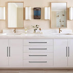 10 Pack 10 Inch(254mm) Hole Center Modern Matte Dark Gunmetal Gray Cabinet Pull Handle Timeless Vanity Drawer Pull Handle Classic Cabinet Hardware for Kitchen Bathroom, Screws Included, Gray(10x10)