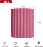 Pink Gypsum Modern LED Wall Sconces Wall Lighting Set of 2, Indoor Hardwired Walls Mount Light Fixtures Up Down Lamp for Hallway Bedroom Living Room Dining Room【Bulbs Included】