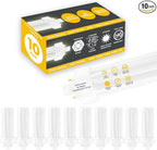 GoodBulb 26 Watt CFL Light Bulbs 4 Pin GX24Q-3 Base 2700K Soft White 26W High Output 1800 Lumens Triple Tube Compact Fluorescent Light Bulbs Plug-in 10 Pack