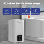8 Gallon Electric Mini Tank Water Heater, 110V 1500W Point of Use On Demand Under Sink Instant Hot Water Heater for Home Kichen Bathroom