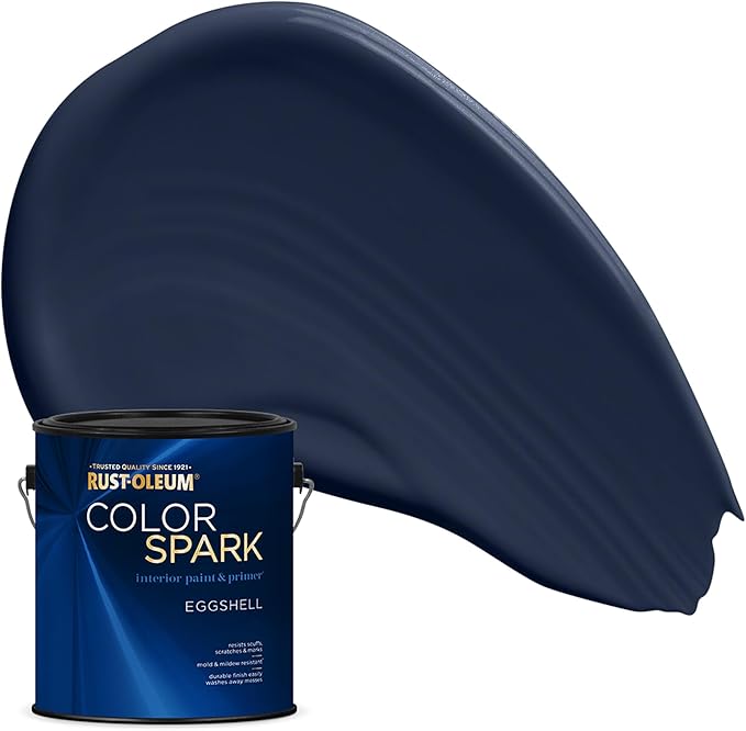Rust-Oleum Color Spark Interior Paint and Primer in One, Eggshell, Oxford Tie, 1 Gallon