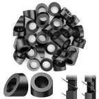 CKE 30 Pack Black 5/16" ID Angle Beveled Washer 25 30 35 Degree for 1/8" 5/32" 3/16" Stair Cable Railing Kit for Wood Metal Post, T316 Stainless Steel 30 Degree Cable Railing Angle Washers BCR17