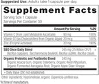 Probiotics for Immune Support by Ancient Nutrition, SBO Once Daily Probiotics with Vitamin C and Vitamin D, 30Ct for Healthy Digestion and Immune System Function Support, 25 Billion CFUs*