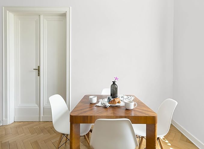 EVOLVE All Purpose Whites: Latex Flat Interior Paint for Walls & Ceilings, Shades of White, Quick Dry, Excellent Touch-Up & Coverage, Eco-Friendly (Bright White)